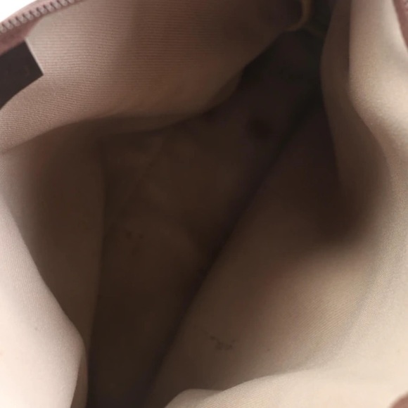 Printed brown leather Longchamp bag - Picture 10 of 11